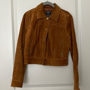 Forever 21 suede biker jacket